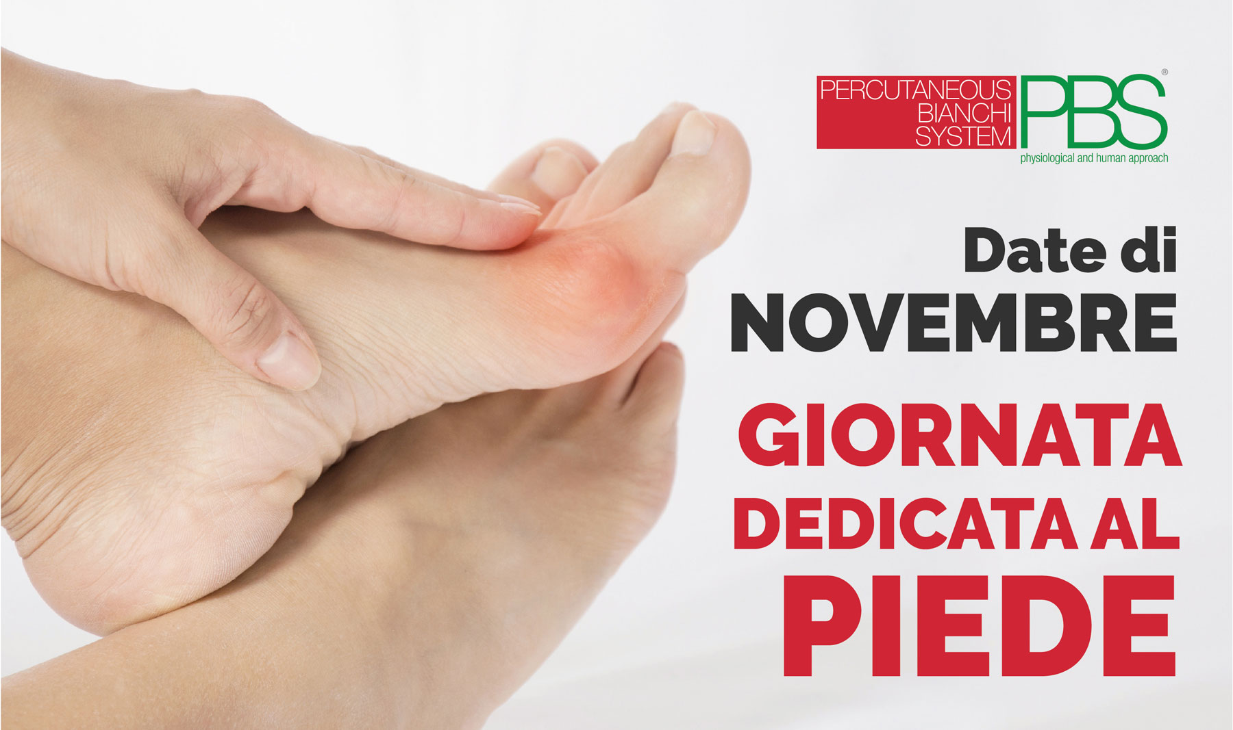 novembre - giornate del piede