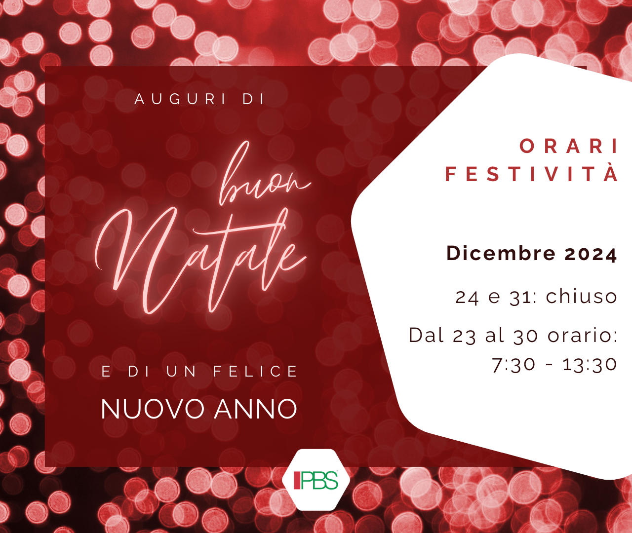 orari di natale